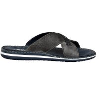 Rieker Herren Pantolette grau