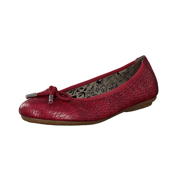 Rieker Damen Ballerina rot