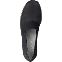 Rieker Damen Slipper schwarz