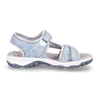 Rieker Damen Trekking Sandale blau