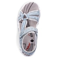 Rieker Damen Trekking Sandale blau