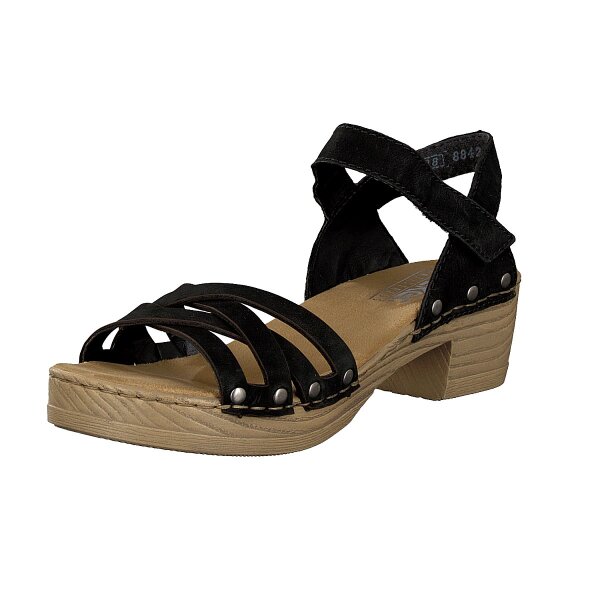 Rieker Damen Sandalette schwarz
