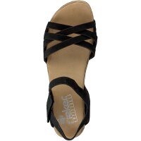Rieker Damen Sandalette schwarz