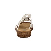 Rieker Damen Pantolette wei&szlig;