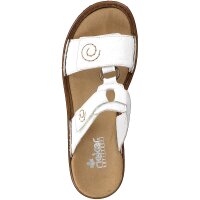 Rieker Damen Pantolette wei&szlig;