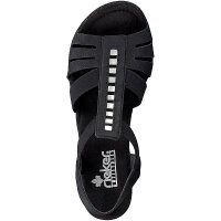 Rieker Damen Sandalette schwarz