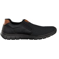 Rieker Herren Slipper schwarz