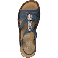 Rieker Damen Sandale blau