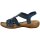 Rieker Damen Sandale blau
