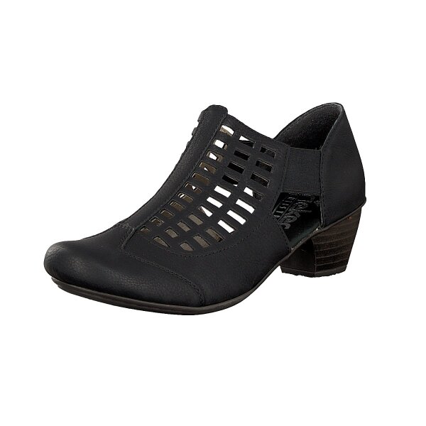 Rieker Damen Trotteur schwarz