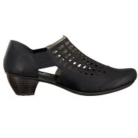 Rieker Damen Trotteur schwarz