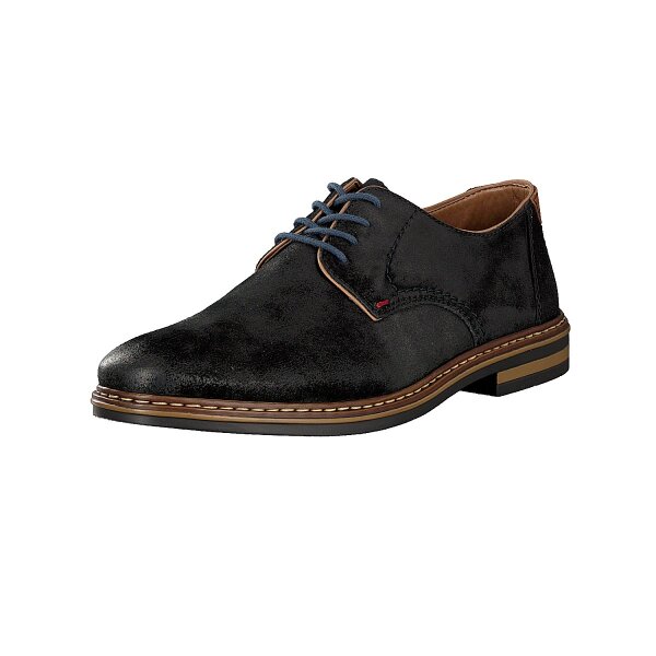 Rieker Herren Schn&uuml;rschuh schwarz