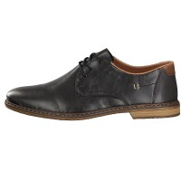 Rieker Herren Schnürschuh schwarz
