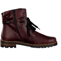 Rieker Damen Schn&uuml;rboot rot