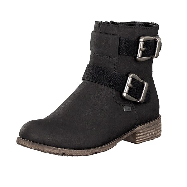 Rieker Damen Boot schwarz