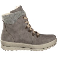 Rieker Damen Schn&uuml;rboot grau