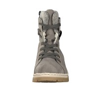 Rieker Damen Schn&uuml;rboot grau