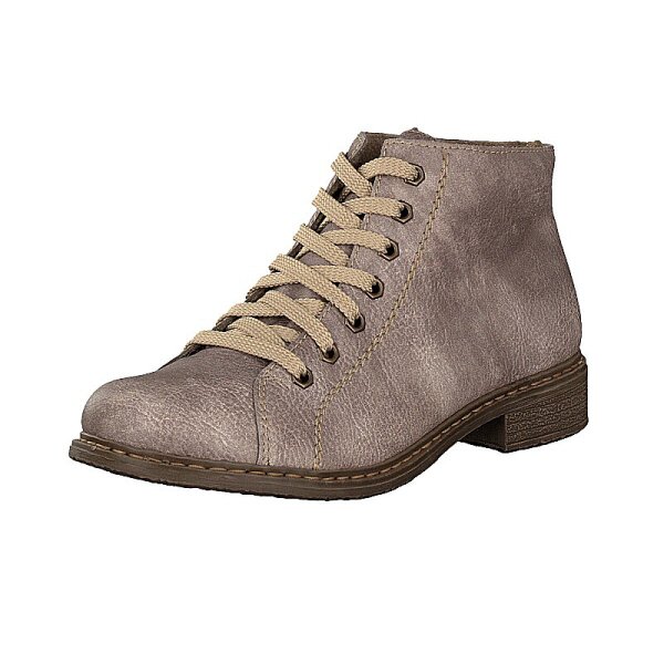 Rieker Damen Schn&uuml;rboot grau