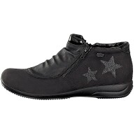 Rieker Damen Boot schwarz