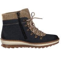 Rieker Damen Schn&uuml;rboot blau