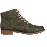 Rieker Damen Schn&uuml;rboot gr&uuml;n