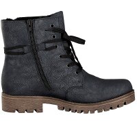 Rieker Damen Schn&uuml;rboot blau
