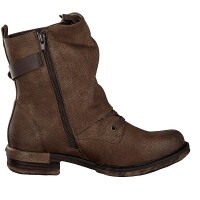 Rieker Damen Schn&uuml;rboot braun