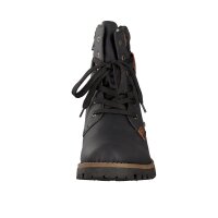 Rieker Damen Schn&uuml;rboot schwarz