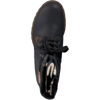 Rieker Damen Schn&uuml;rboot schwarz