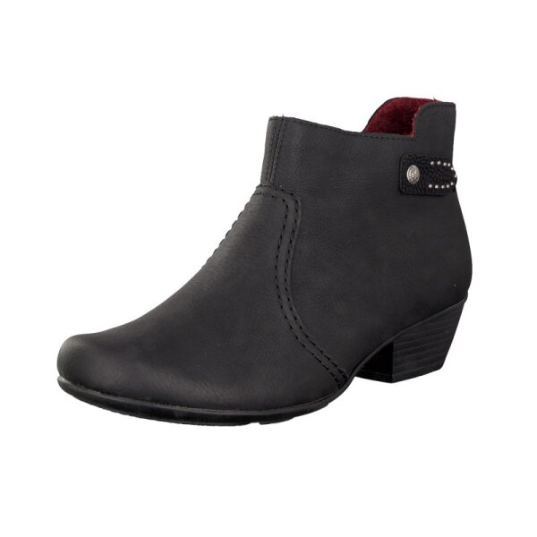Rieker Damen Stiefelette schwarz