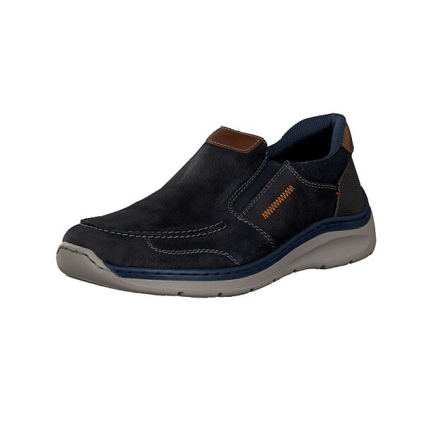 Rieker Herren Slipper blau