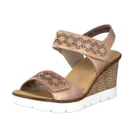 Rieker Damen Sandalette rosa