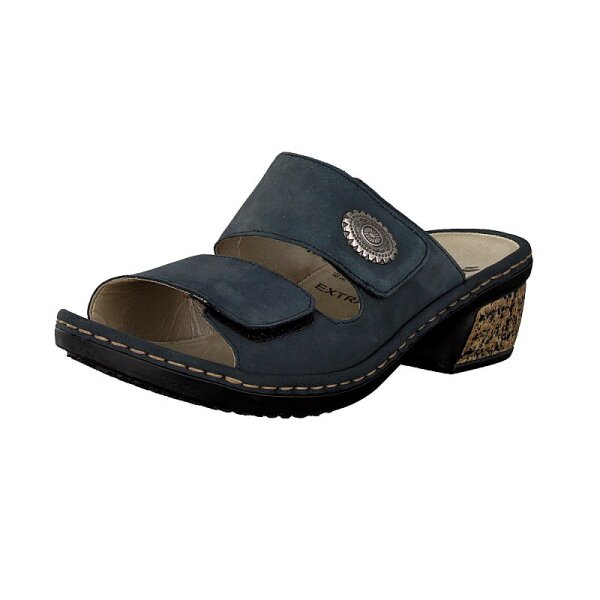 Rieker Damen Pantolette blau