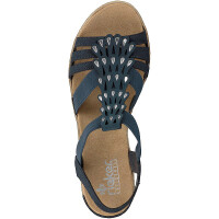 Rieker Damen Sandalette blau
