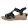 Rieker Damen Sandalette blau