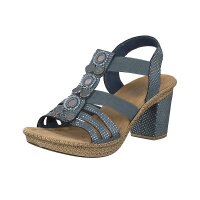 Rieker Damen Sandalette blau