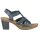Rieker Damen Sandalette blau