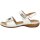 Rieker Damen Sandale wei&szlig;