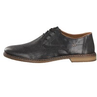 Rieker Herren Schnürschuh schwarz