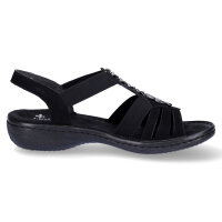 Rieker Damen Sandale schwarz