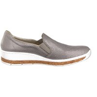 Rieker Damen Slipper grau
