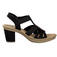 Rieker Damen Sandalette schwarz