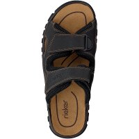 Rieker Herren Pantolette schwarz