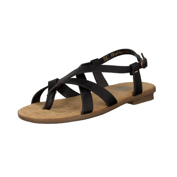 Rieker Damen Sandale schwarz