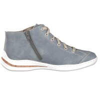 Rieker Damen Schn&uuml;rboot blau