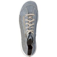 Rieker Damen Schn&uuml;rboot blau