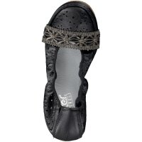 Rieker Damen Ballerina schwarz