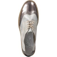 Rieker Damen Schn&uuml;rschuh metallic