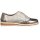 Rieker Damen Schn&uuml;rschuh metallic