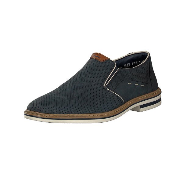 Rieker Herren Slipper blau